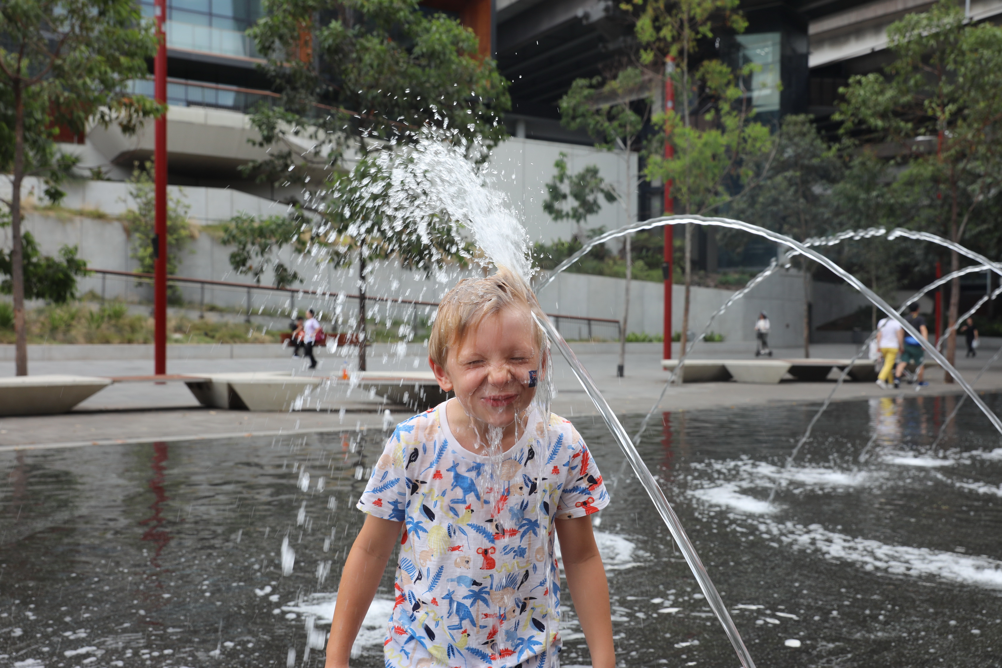 Tumbalong Park Playground bei Darling Harbour